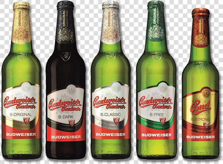 Transparent Budweiser Beer Bottle Png   Budweiser Czech Vs American  Png DownloadTransparent PNG