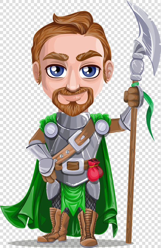 Knight Warrior In Armor  Holding Battle axe  HD Png DownloadTransparent PNG