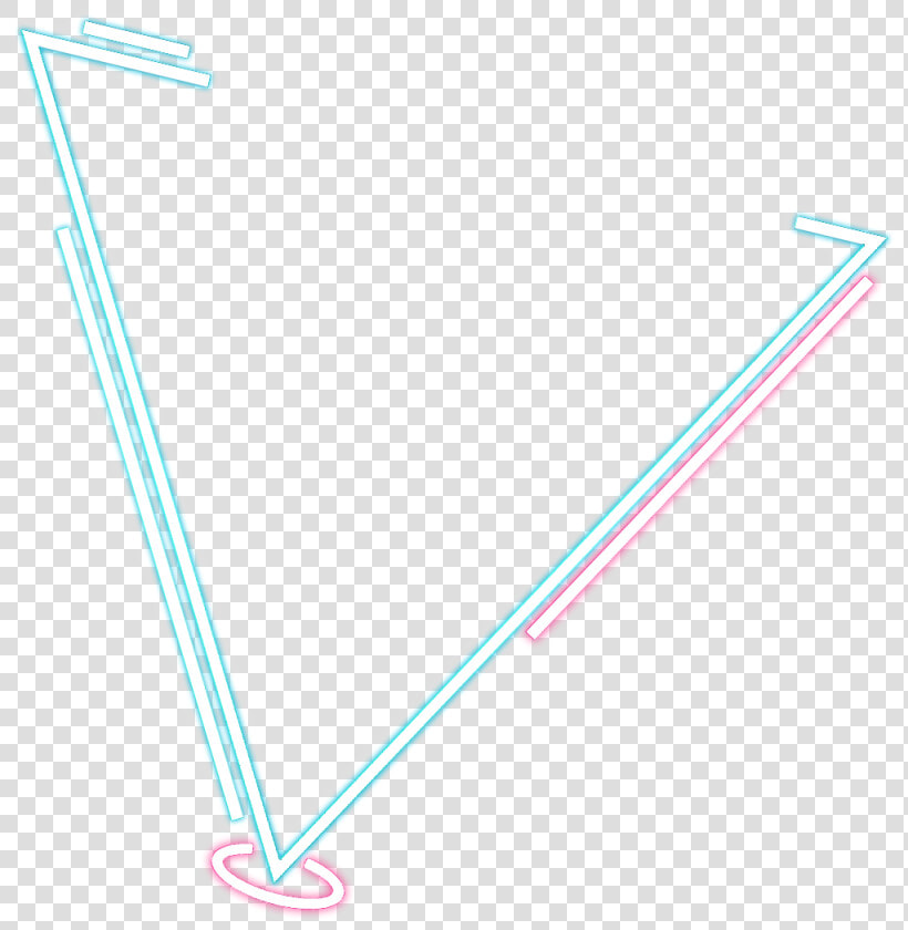  neon  glow  effect  neoneffect  border  triangleart  HD Png DownloadTransparent PNG