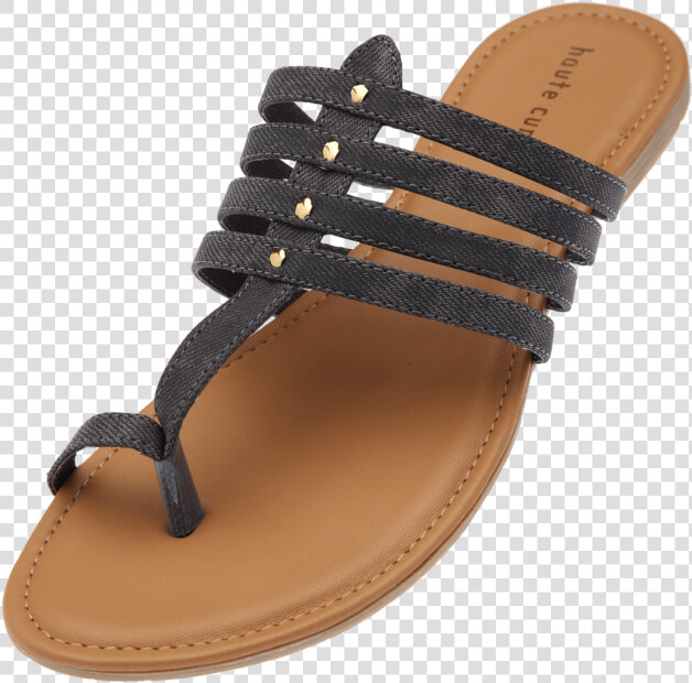 Womens Slipon Flat Chappal   Transparent Women Chappal  HD Png DownloadTransparent PNG