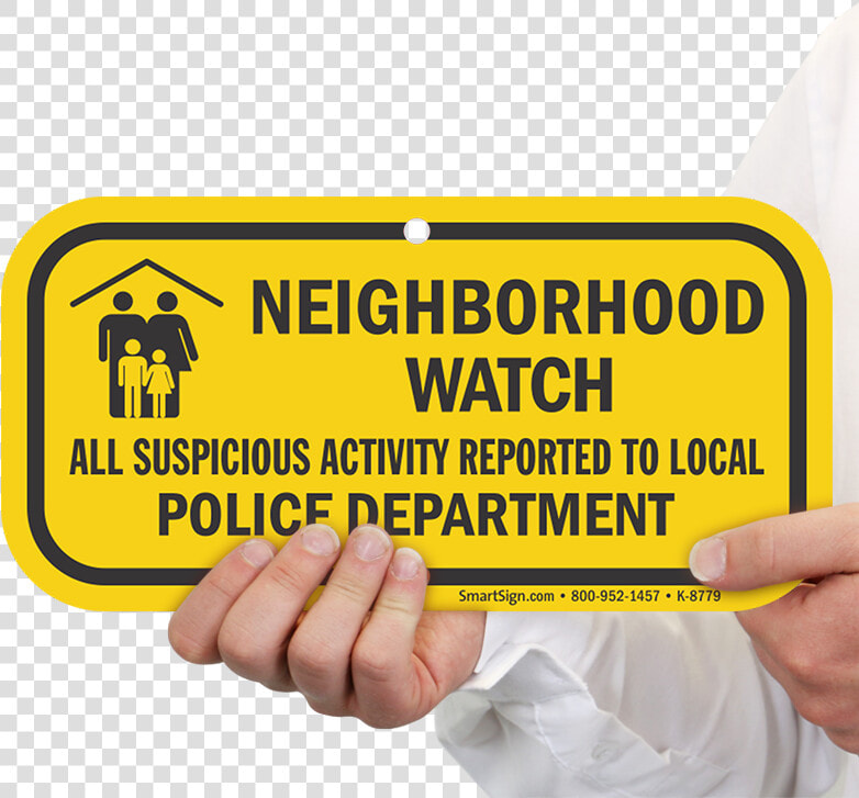 Neighborhood Watch  Suspicious Activity Reported To   Neighborhood Watch Warning  HD Png DownloadTransparent PNG