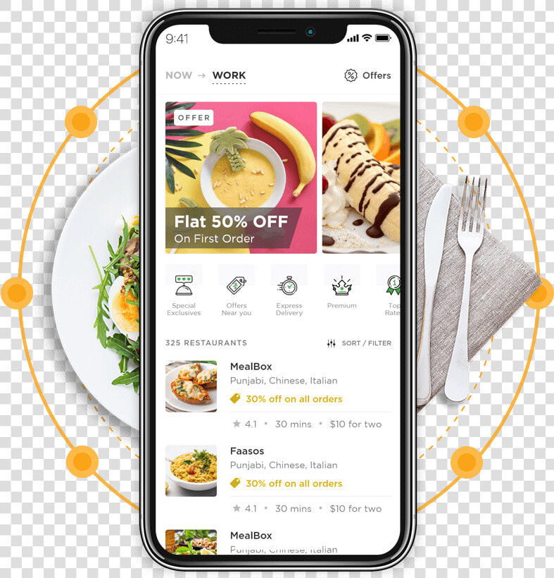 Ubereats Clone   Mobile Phone  HD Png DownloadTransparent PNG