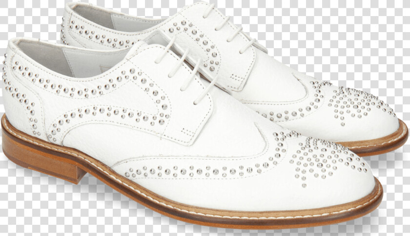 Derby Shoes Sandy 1 Milled White Rivets   Walking Shoe  HD Png DownloadTransparent PNG