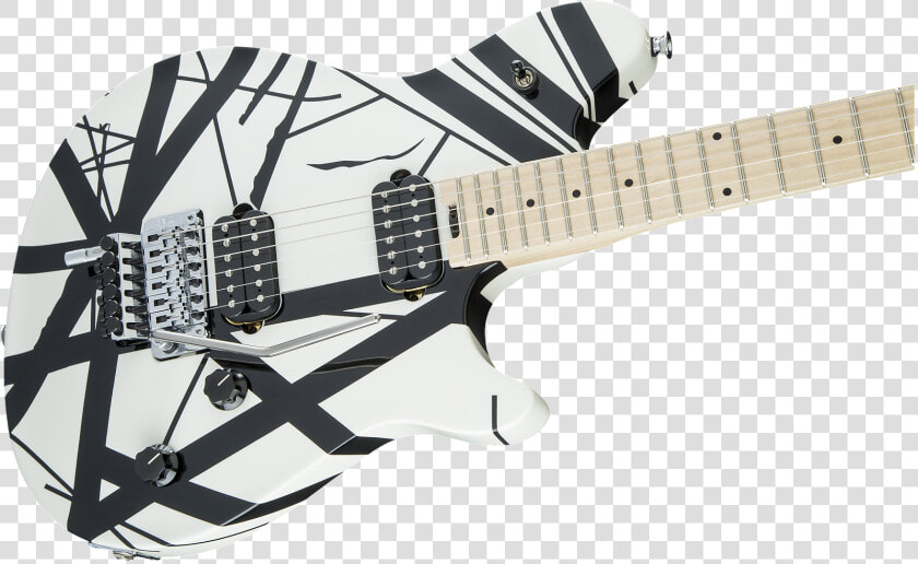 Evh Wolfgang Special  Maple Fingerboard  Black And   Evh Wolfgang Special Striped Black And White Stripes  HD Png DownloadTransparent PNG