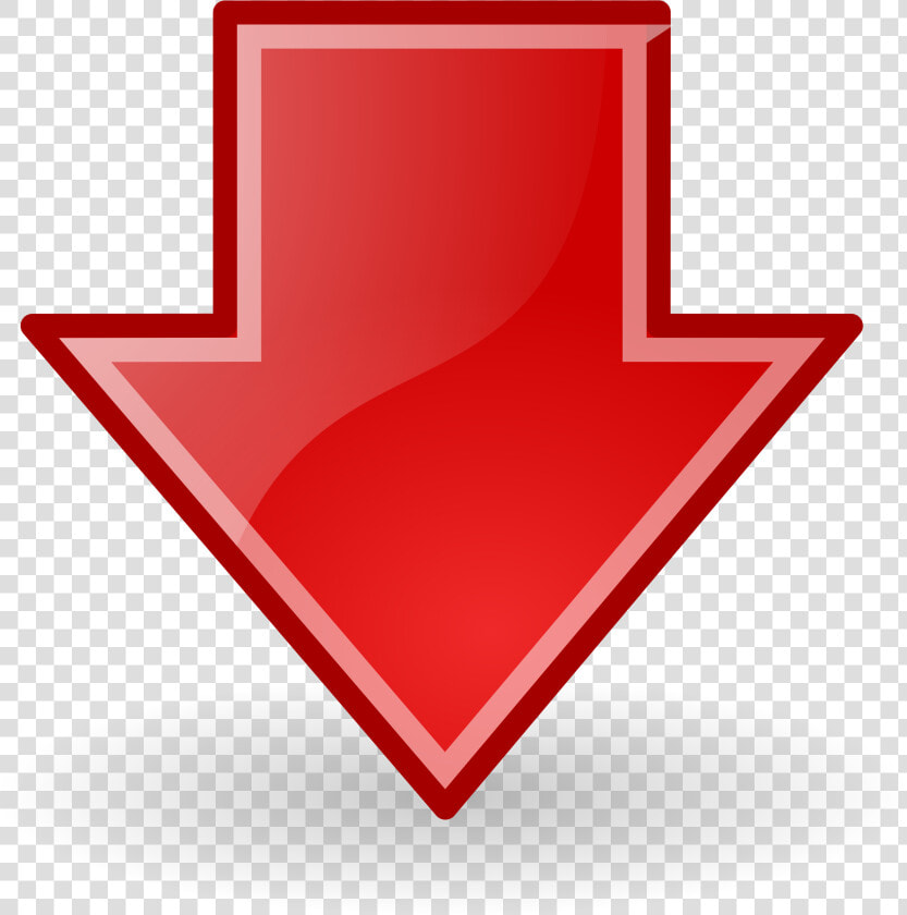 Down Arrow Red   Down Red Arrow Png  Transparent PngTransparent PNG