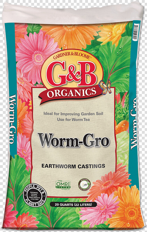 Worm gro   G amp b Organics Worm Gro  HD Png DownloadTransparent PNG