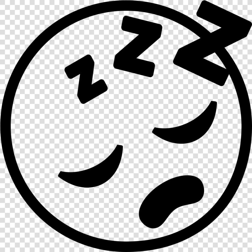 Emojione Bw 1f634   Sleep Emoji Transparent Background  HD Png DownloadTransparent PNG