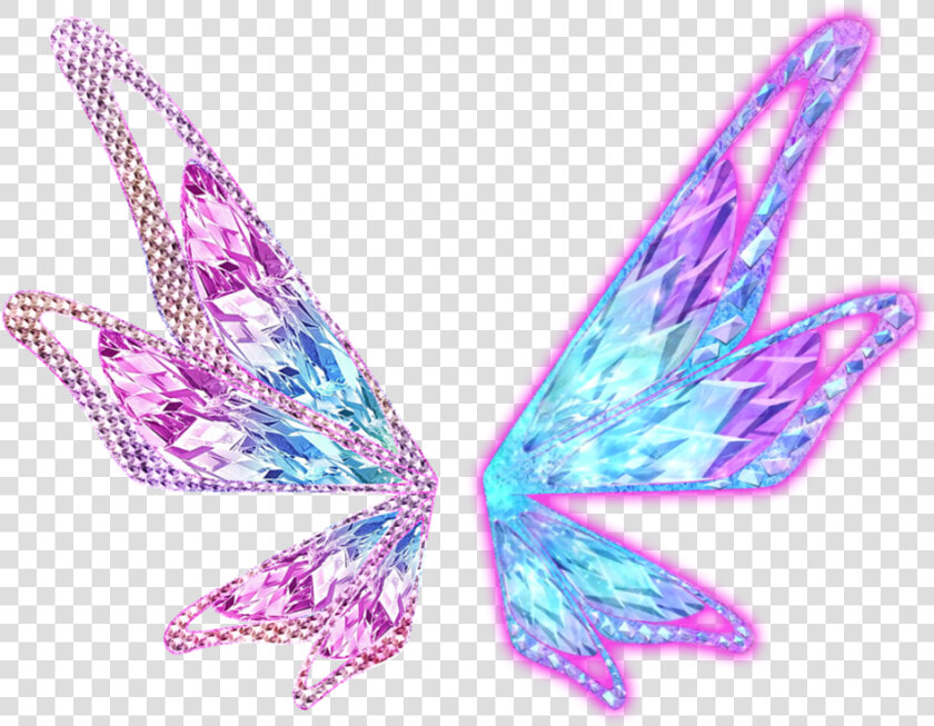  wings  fairy  fairywings  faerie  jewel  gem  crystal   Winx Bloom Tynix Wings  HD Png DownloadTransparent PNG