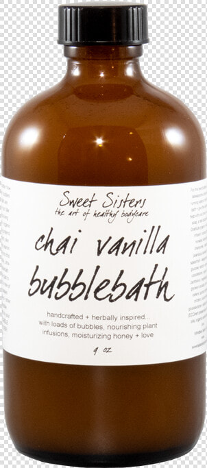 Herb Infused Gentle Sulfate Free Bubblebath   Glass Bottle  HD Png DownloadTransparent PNG