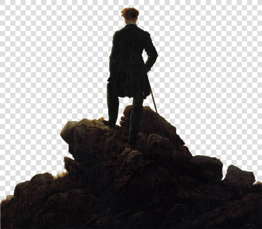 Caspar David Friedrich Wanderer Above The Sea  HD Png DownloadTransparent PNG