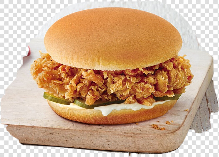  chickenlittle  kfcsogood  freetoedit   Crispy Burger Goirmet  HD Png DownloadTransparent PNG