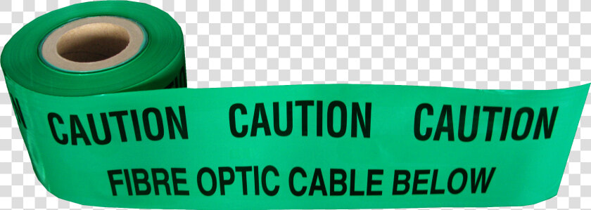 Caution Fibre Optic Cable Below Tape 365m X 150mm   Label  HD Png DownloadTransparent PNG