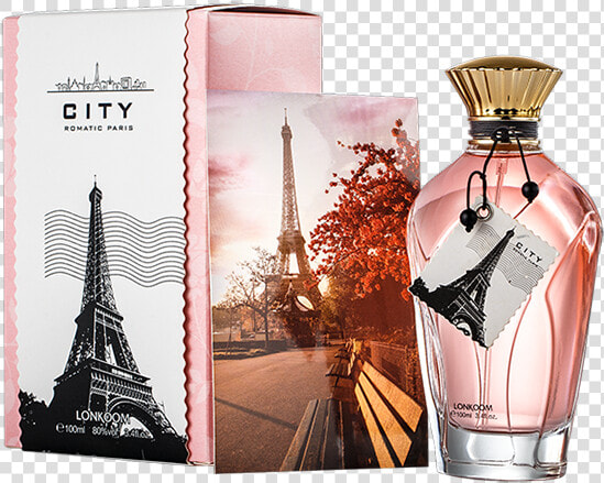 Lonkoom 100ml City Romantic Paris Women Perfume Edp   Nuoc Hoa Lonkoom City Romantic Paris  HD Png DownloadTransparent PNG