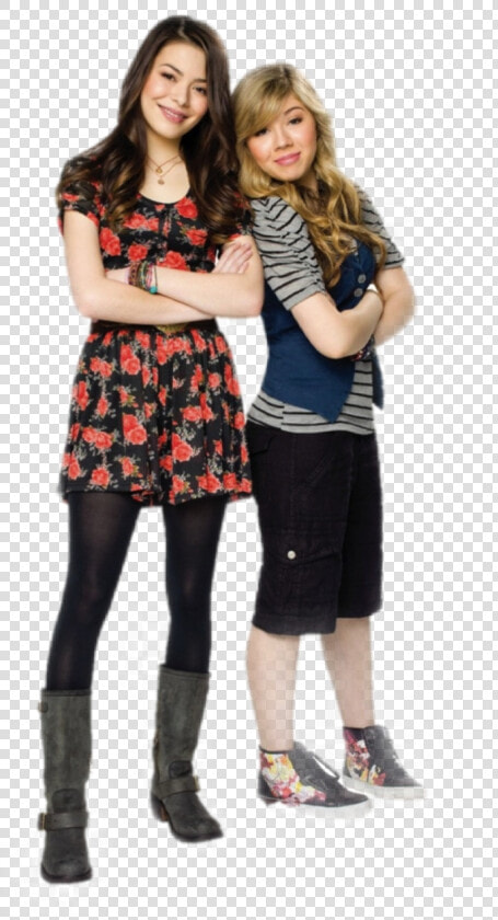 Freetoedit Icarly Sam Carly   Miranda Cosgrove And Taylor Swift  HD Png DownloadTransparent PNG