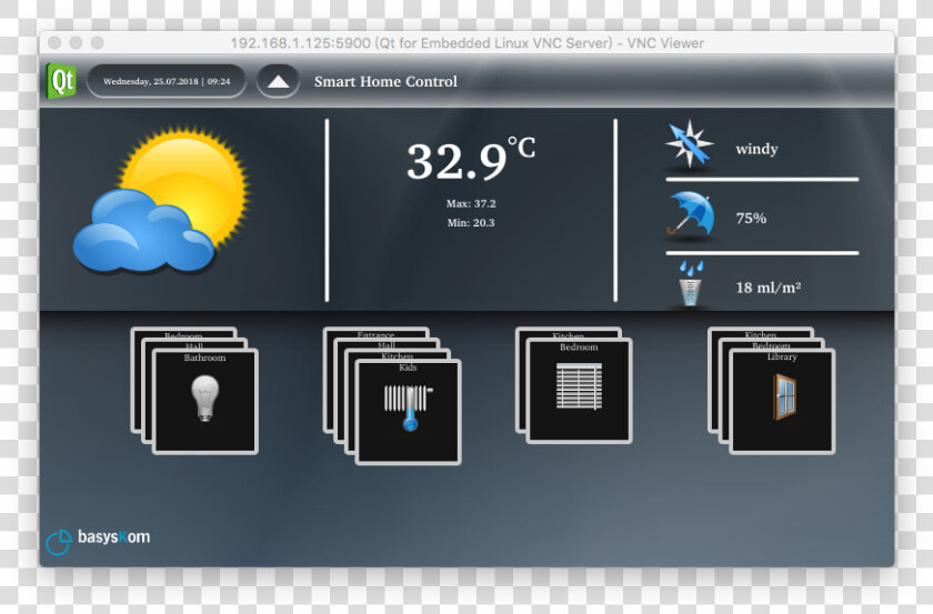 Qt5smarthomevnc   Qml User Interface  HD Png DownloadTransparent PNG