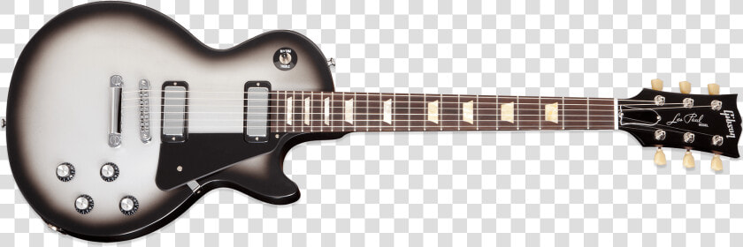 Front View Of Gibson Les Paul Guitar   Gibson Les Paul 70  39 s Tribute Silverburst  HD Png DownloadTransparent PNG