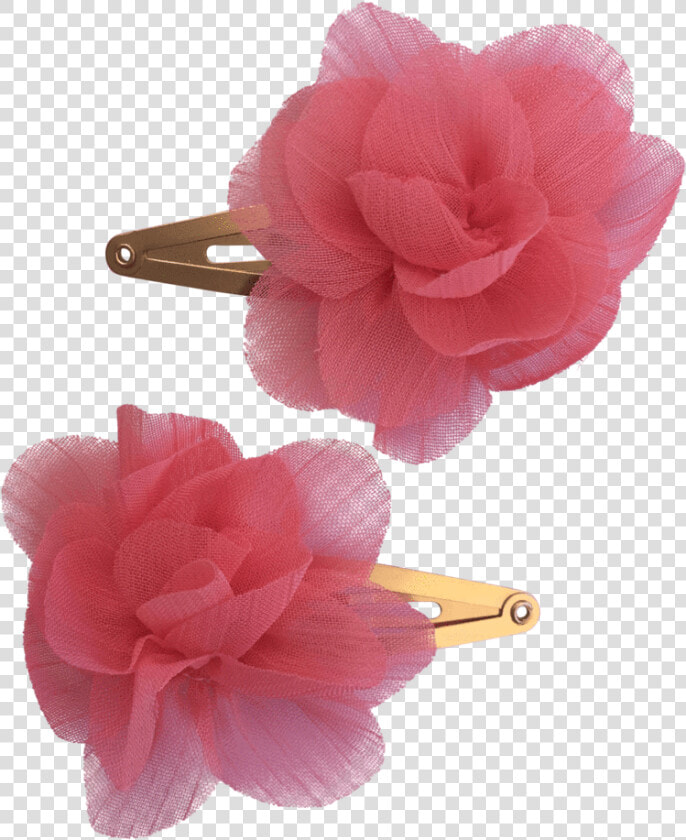 Puff Pc Ponytails And Fairytales Hair Clips   Flower Hair Clips Png  Transparent PngTransparent PNG