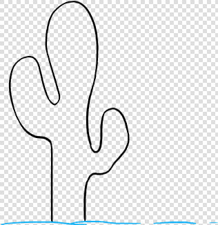 How To Draw Cactus   Cactus  HD Png DownloadTransparent PNG