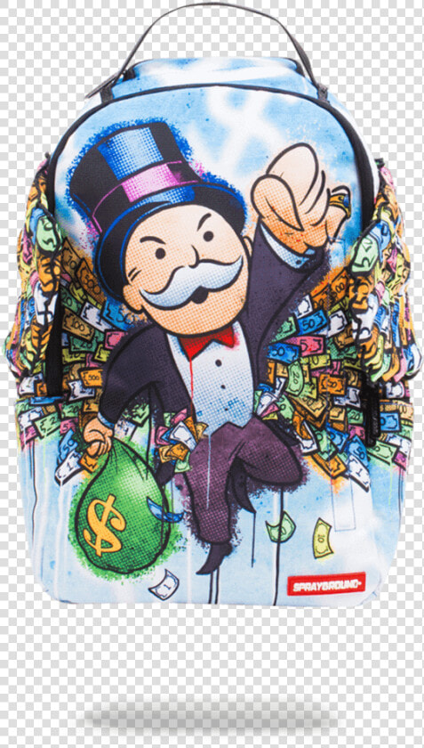 Monopoly Money Png   Monopoly Sprayground Backpack  Transparent PngTransparent PNG