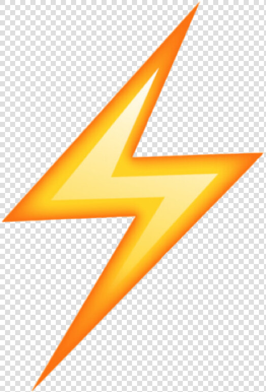 Emojiiphone Yellow Thunder Emoji Lights Electric   Lightning Emoji Png  Transparent PngTransparent PNG