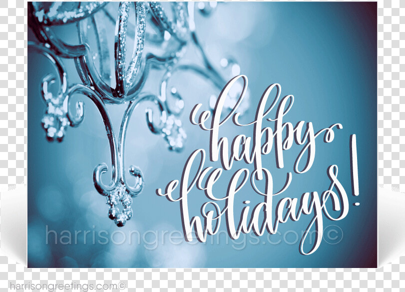 Clip Art Corporate Holiday Postcards Harrison   Blue Happy Holidays  HD Png DownloadTransparent PNG