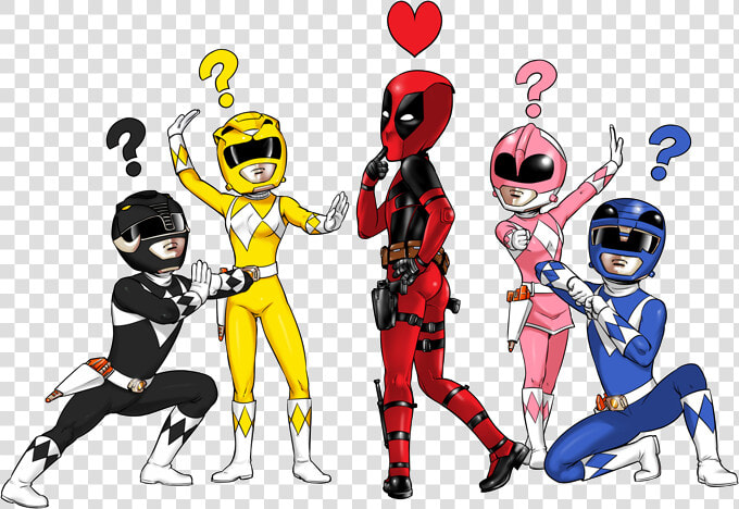 Deadpool X Power Rangers Parody The Real Red   Imagenes De Deadpool Bebe  HD Png DownloadTransparent PNG