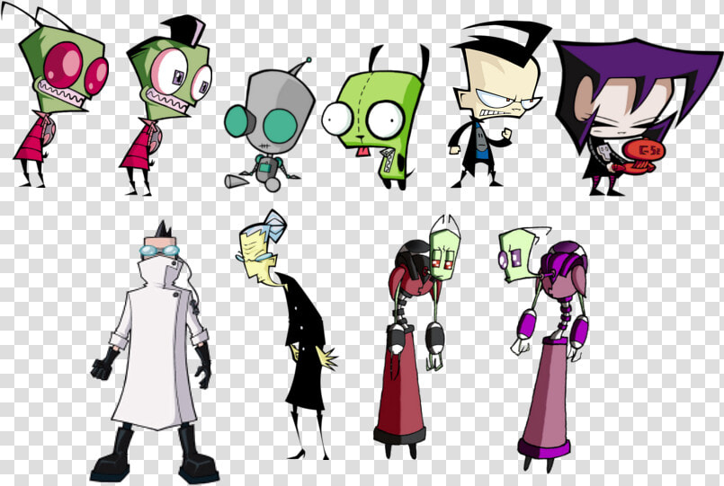 Invader Zim Cast   Invader Zim Characters  HD Png DownloadTransparent PNG