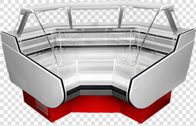 Refrigerated Display Case Belluno uv Closed Angle   Handrail  HD Png DownloadTransparent PNG