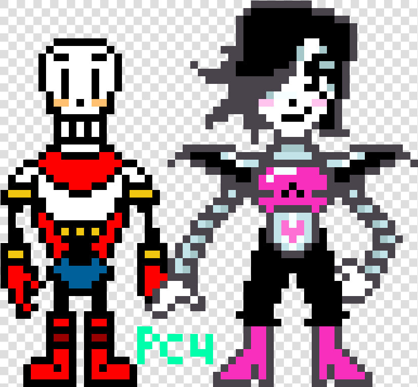 I Wanted To Make A Little Pixel Art Of Papyton Just   Piskel Mettaton Sprite  HD Png DownloadTransparent PNG