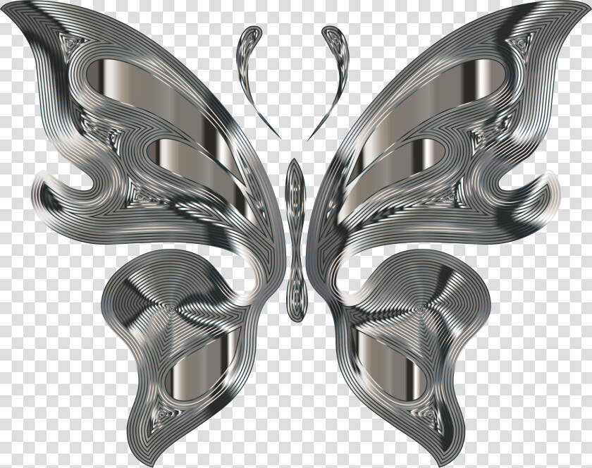 Transparent Silver Background Png   Silver Butterfly Transparent Background  Png DownloadTransparent PNG