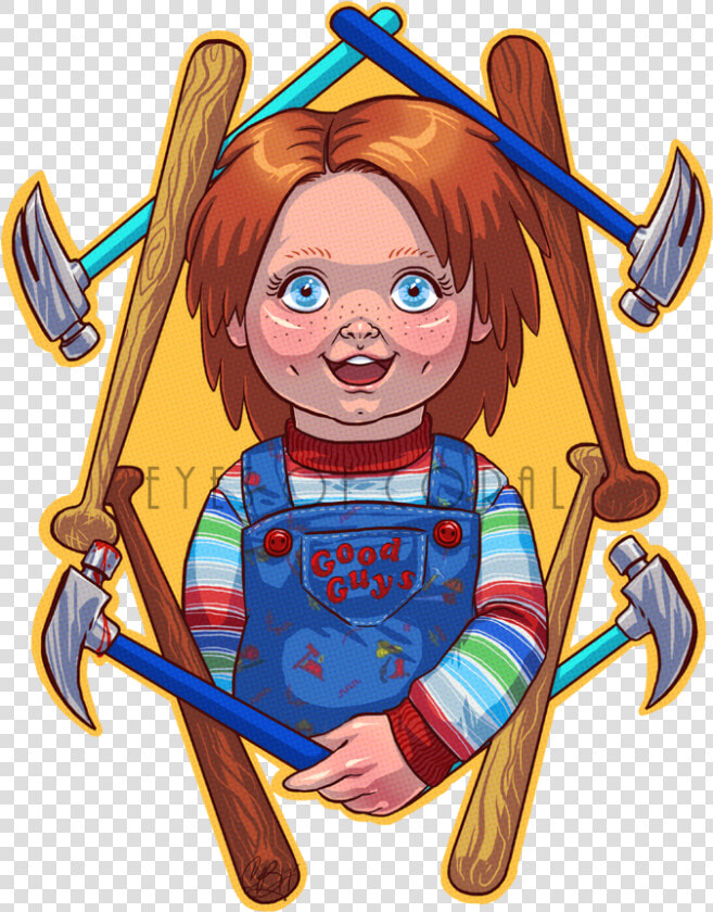 “ “good Guy Hammer” available In My Store  eyesofcoral ”   Chucky Png  Transparent PngTransparent PNG