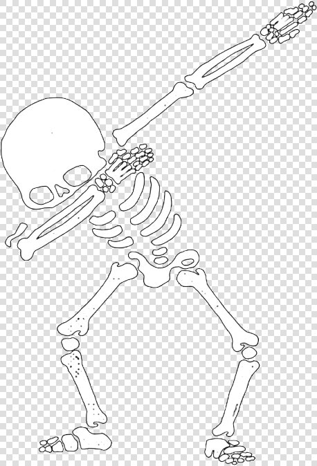 Skeleton Dab   Transparent Cartoons   Skeleton Dab  HD Png DownloadTransparent PNG