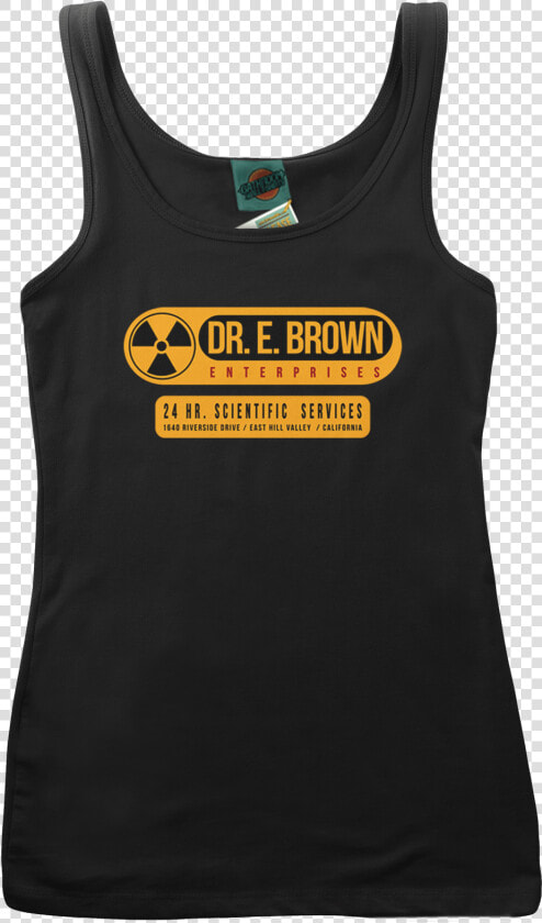 Back To The Future Inspired Doc Brown T shirt   Png   Active Tank  Transparent PngTransparent PNG