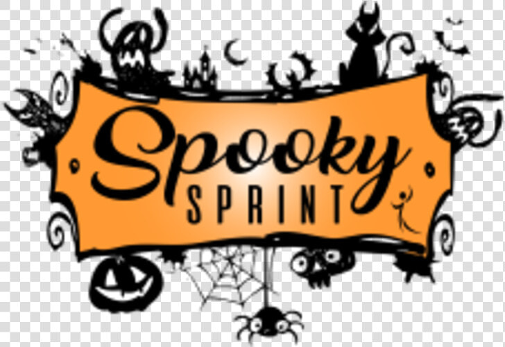 Spooky Sprint Indianapolis   Happy Halloween Images Black And White  HD Png DownloadTransparent PNG