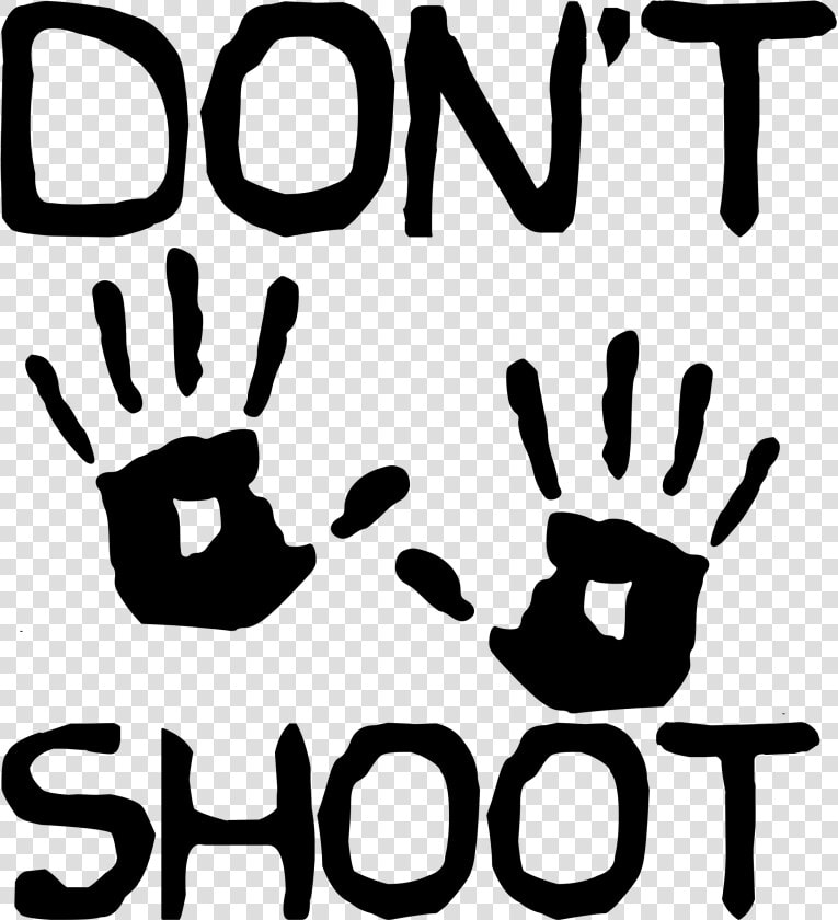 Don T Shoot Clip Arts   Drawing Hands Up Don T Shoot  HD Png DownloadTransparent PNG