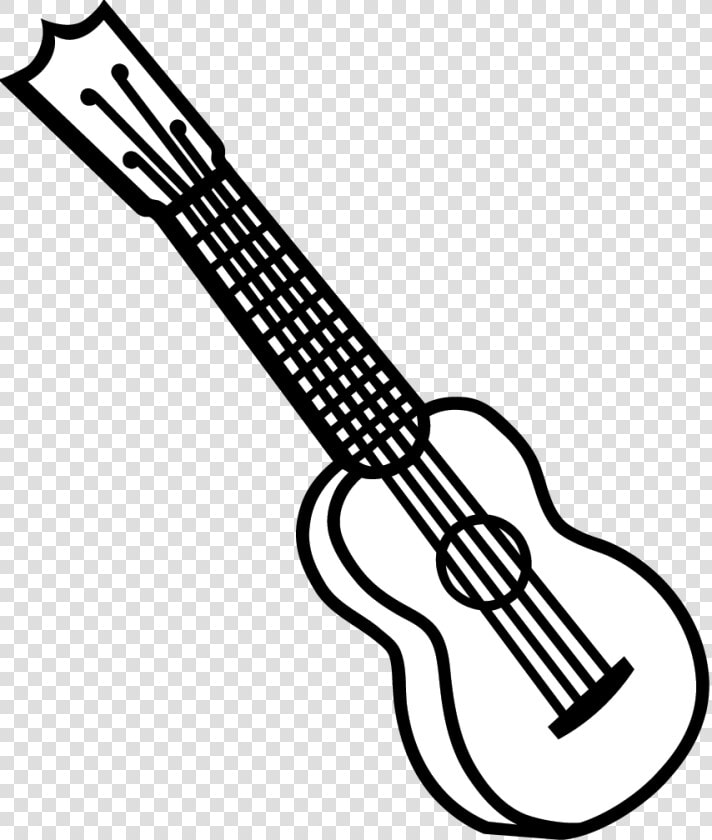 Ukulele Clipart Black And White   Black And White Clipart Of String Instruments  HD Png DownloadTransparent PNG