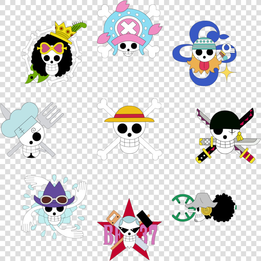 Art Id     One Piece Crew Jolly Rogers  HD Png DownloadTransparent PNG