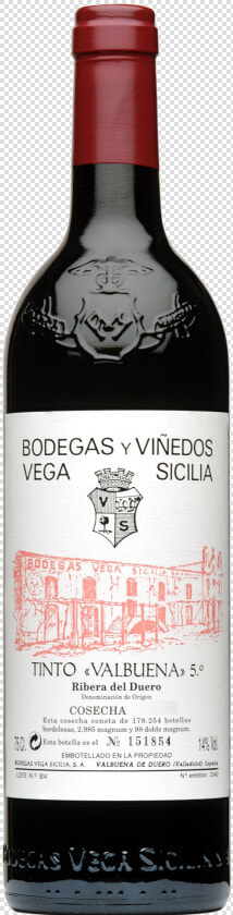 Vega Sicilia Tinto Valbuena   Vega Sicilia Unico 2004  HD Png DownloadTransparent PNG