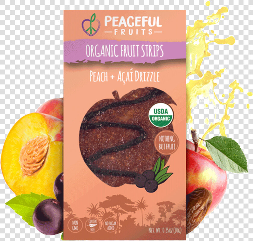 Peach Acai Fruit Snacks  HD Png DownloadTransparent PNG