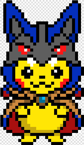 Lucario Minecraft Pixel Art  HD Png DownloadTransparent PNG