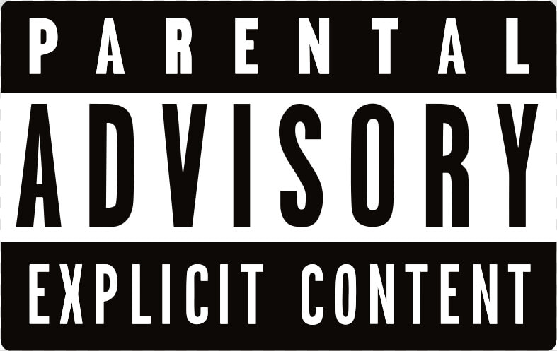 Parental Advisory Explicit Content   Parental Advisory Explicit Content Sticker  HD Png DownloadTransparent PNG