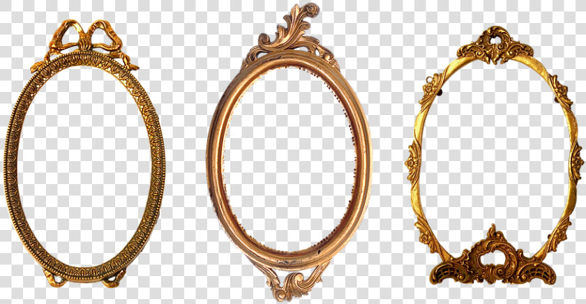 Frame  Oval  Carved  Gold  Design  Filigreed   กรอบ วงรี สี ทอง  HD Png DownloadTransparent PNG