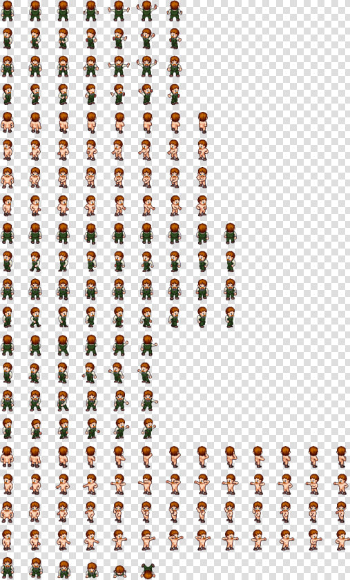 Sprite Sheet Pixel Art   Sprite Pixel Art Free  HD Png DownloadTransparent PNG