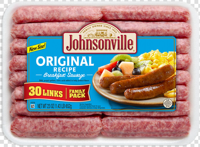 Johnsonville Breakfast Sausage Family Pack  HD Png DownloadTransparent PNG