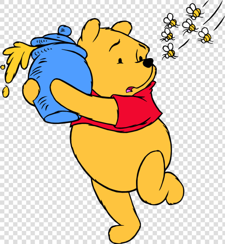 Winnie The Pooh Clipart Png   Winnie The Pooh Running  Transparent PngTransparent PNG