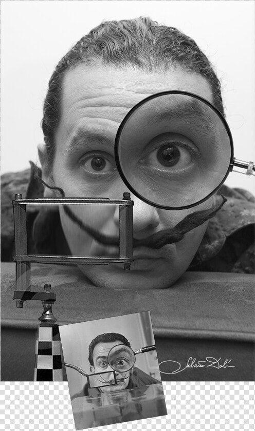 Magnifying Glass Eye Salvador Dali  HD Png DownloadTransparent PNG