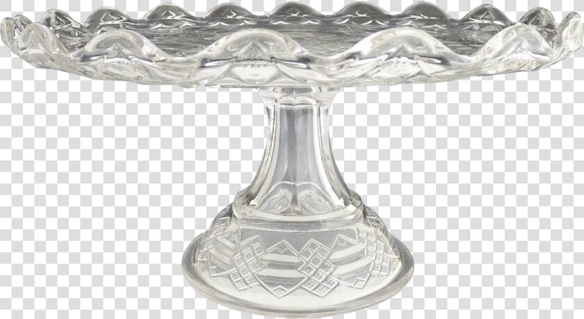 Antique Bryce Walker Glass Cake Stand Jacobs Ladder   Cake Stand Transparent Background  HD Png DownloadTransparent PNG