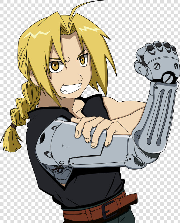 Transparent Anime Characters Png   Edward Elric Side View  Png DownloadTransparent PNG