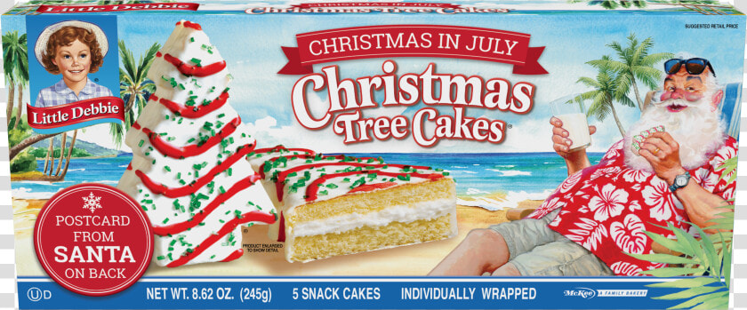 Christmas In July Little Debbie Cakes  HD Png DownloadTransparent PNG