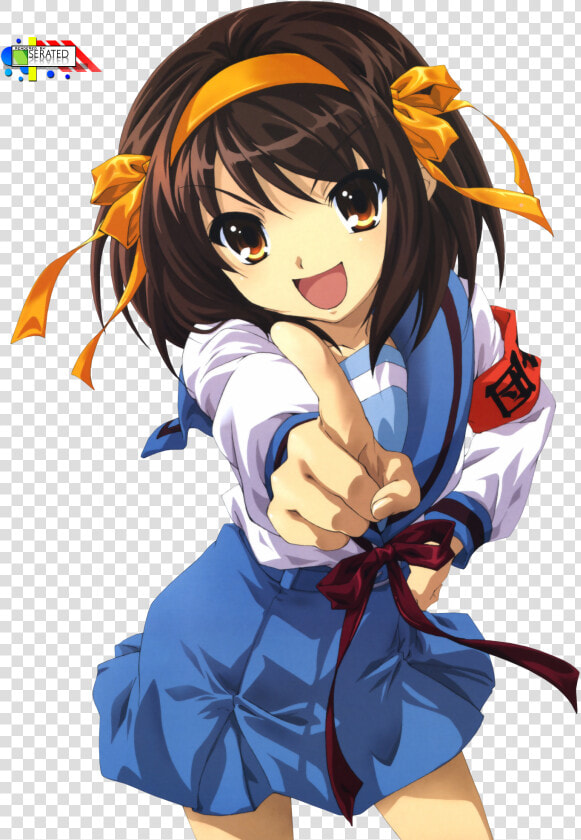 Melancholy Of Haruhi Suzumiya Haruhi   Png Download   Haruhi Suzumiya  Transparent PngTransparent PNG